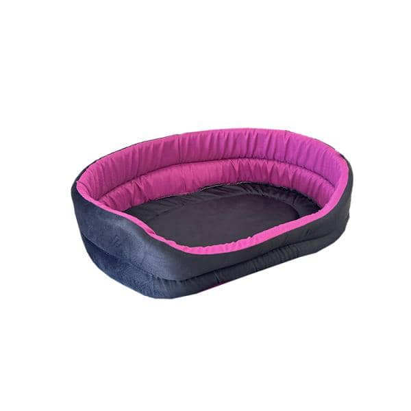 CORBEILLE OVALE T65 NOIR-VIOLET