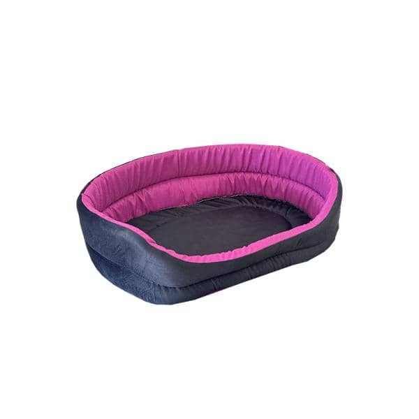 CORBEILLE OVALE T60 NOIR-VIOLET